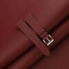 Junleather Burgundy Epsom Leather Watch Strap