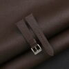 Junleather Dark Brown Epsom Leather Watch Strap