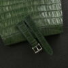 Junleather Green Alligator Leather Watch Strap