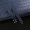 Junleather Jean Blue Alligator Leather Watch Strap