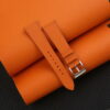 Junleather Orange Epsom Leather Watch Strap
