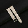 Junleather Pearl White Epsom Leather Watch Strap